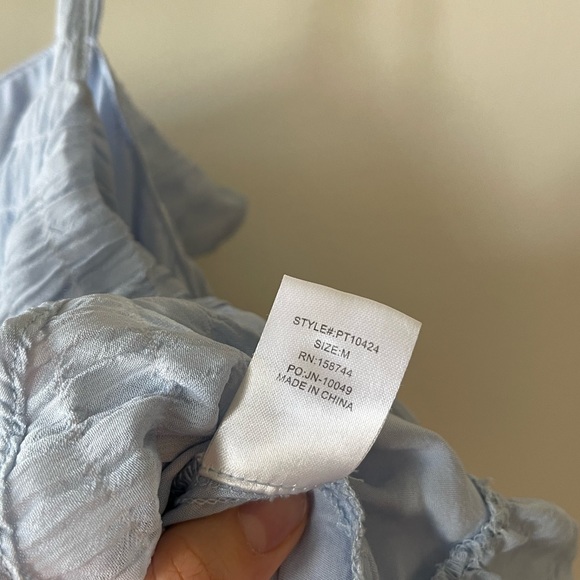 Worth Collective Ruffled Cami in Nantucket Blue - Picture 8 of 8